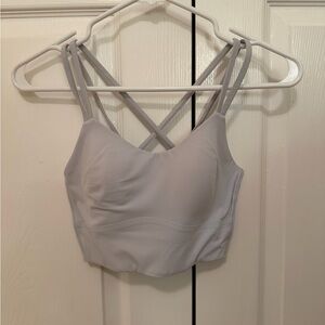 Lululemon Like A Cloud Longline Bra Light Support B/C Cup “Starch Blue” Size 6